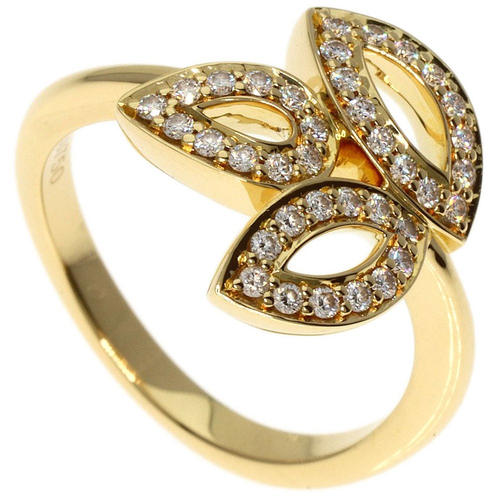 Harry Winston Lily Cluster Diamond Ring, 18K Yellow Gold, Women's, HARRY WINSTON - Picture 8 of 8